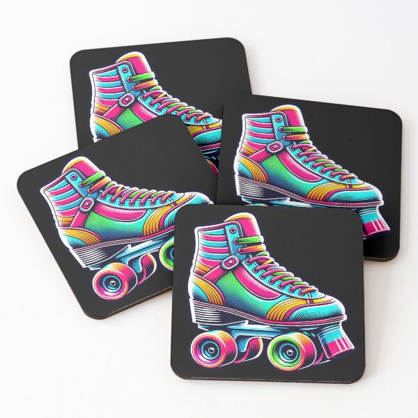 Item preview, Retro Neon Roller Skate designed and sold by M-ormin.
