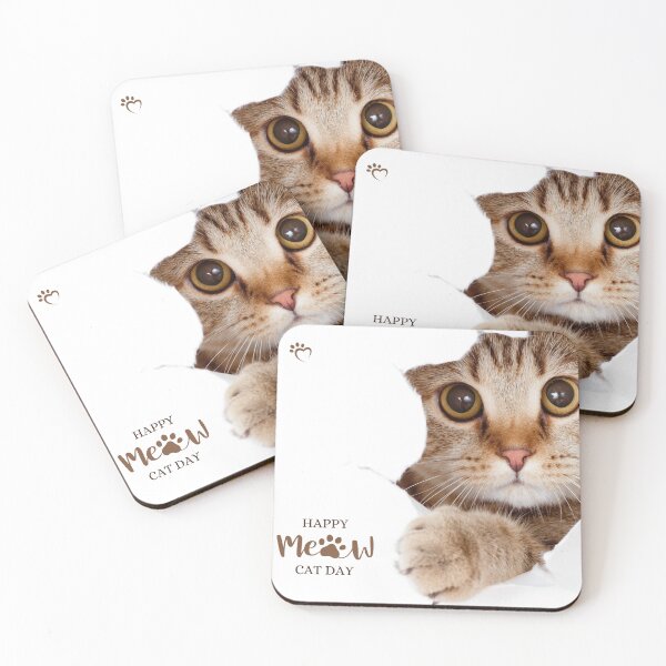 Item preview, popular cat funny long happy designed and sold by enmarie.