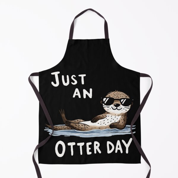 Item preview, Just an Otter Day Chill out Otter designed and sold by DoodleDashShop.