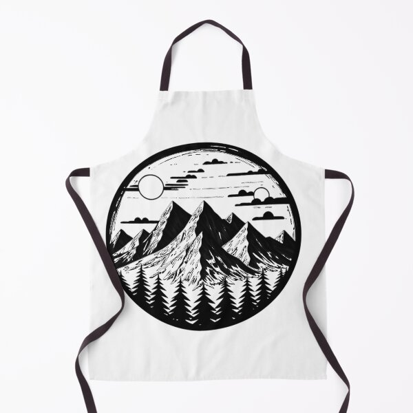 Item preview, Mountains landscape with sun and forest designed and sold by Szkicerka.