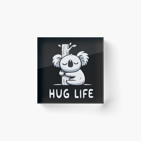 Item preview, Hug Life Hugging Koala designed and sold by DoodleDashShop.