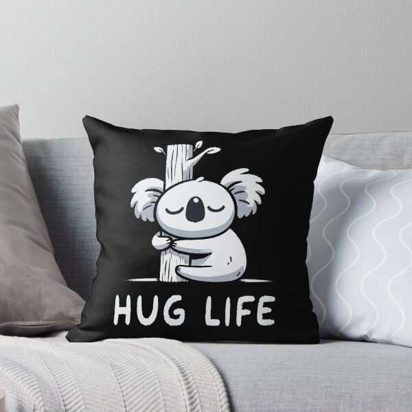 Item preview, Hug Life Hugging Koala designed and sold by DoodleDashShop.