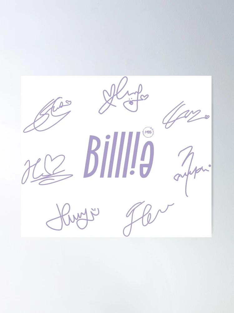 fposter,large,wall_texture, Billlie サイン入りポスター