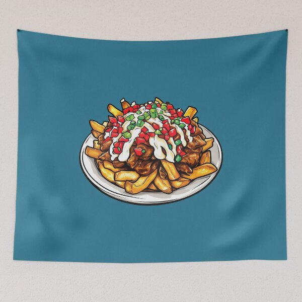 Item preview, Canadian Poutine Meal Fries Hand Drawn Illustration Food  designed and sold by meganohm.
