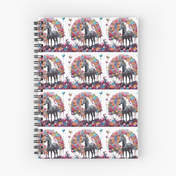 Item preview, Zebra Loves Balloons And Flowers  designed and sold by BotunPeony.