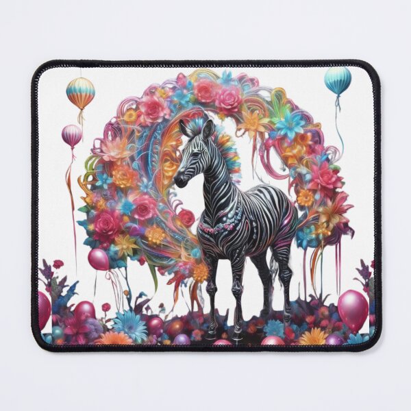 Item preview, Zebra Loves Balloons And Flowers designed and sold by BotunPeony.