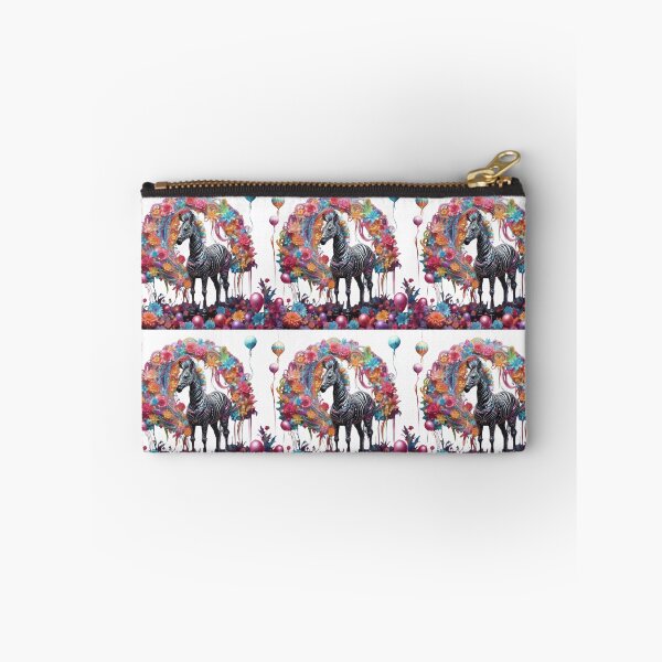 Item preview, Zebra Loves Balloons And Flowers  designed and sold by BotunPeony.