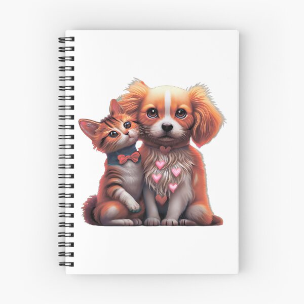 Item preview, Dog and cat in love designed and sold by MagelliShop.