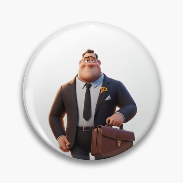 Item preview, Businessman Character with Briefcase designed and sold by DotsAndDesigns.