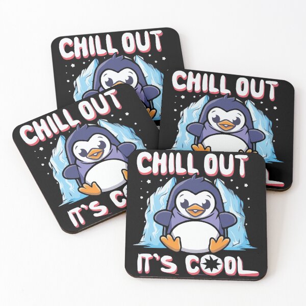 Item preview, chill out it's cool by penguin designed and sold by Decor-Craft.
