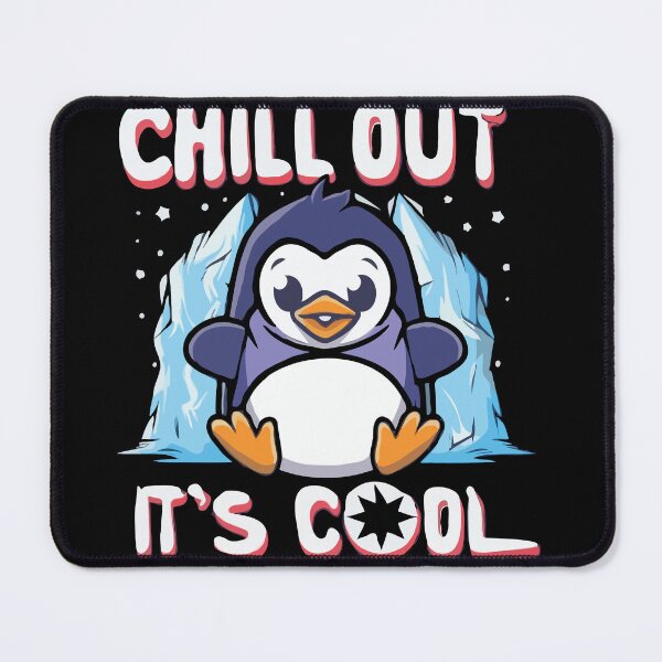 Item preview, chill out it's cool by penguin designed and sold by Decor-Craft.