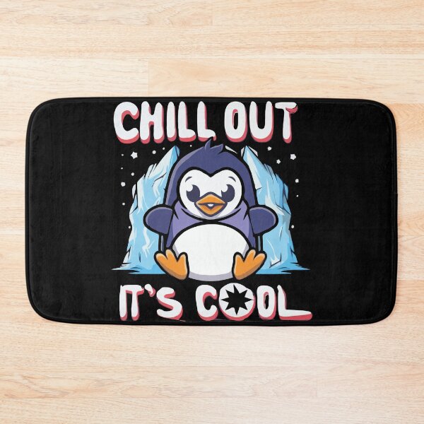 Item preview, chill out it's cool by penguin designed and sold by Decor-Craft.