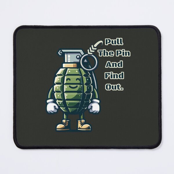 Item preview, Grenade Mascot Funny designed and sold by Mlaniel.