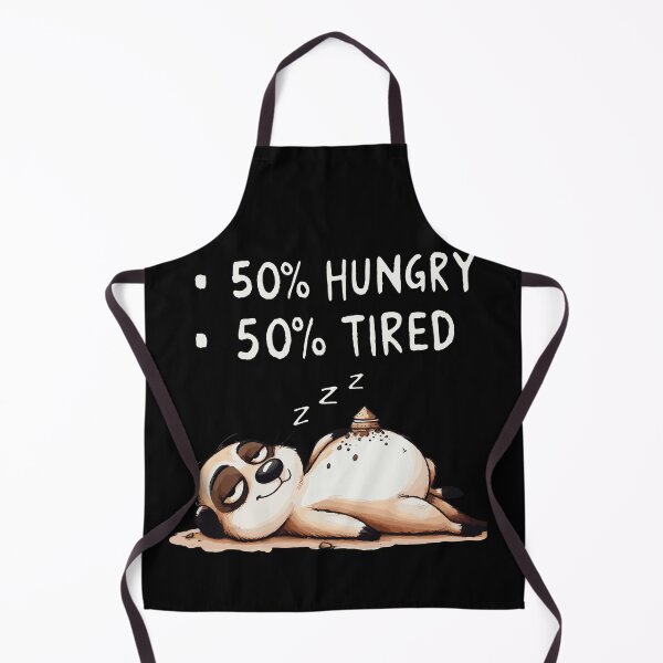 Item preview, 50% Hungry 50% Tired Sleepy Meerkat designed and sold by DoodleDashShop.