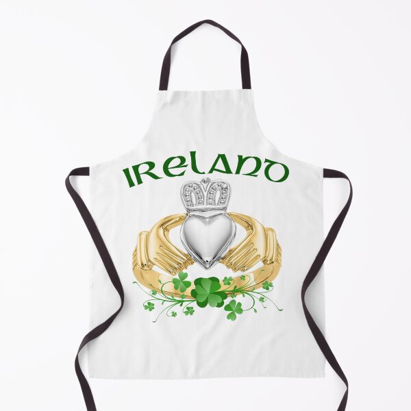 Item preview, Ireland Claddagh Ring and Shamrocks designed and sold by REAL IRISH GIFTS.