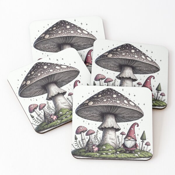 Item preview,  Mushrooms and gnomes designed and sold by TOMASZ-ART.