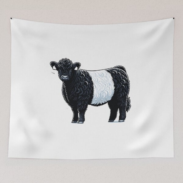 Item preview, Belted Galloway Cow  designed and sold by cave-canvas.