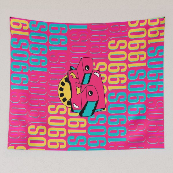 Item preview, 1990s retro design 20 - OG Pink Background designed and sold by PunjabanJatti.