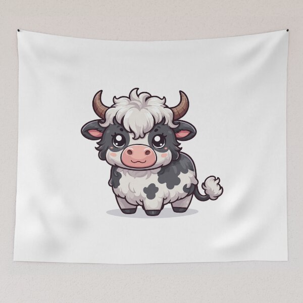 Item preview, Belted Galloway Cow  designed and sold by cave-canvas.