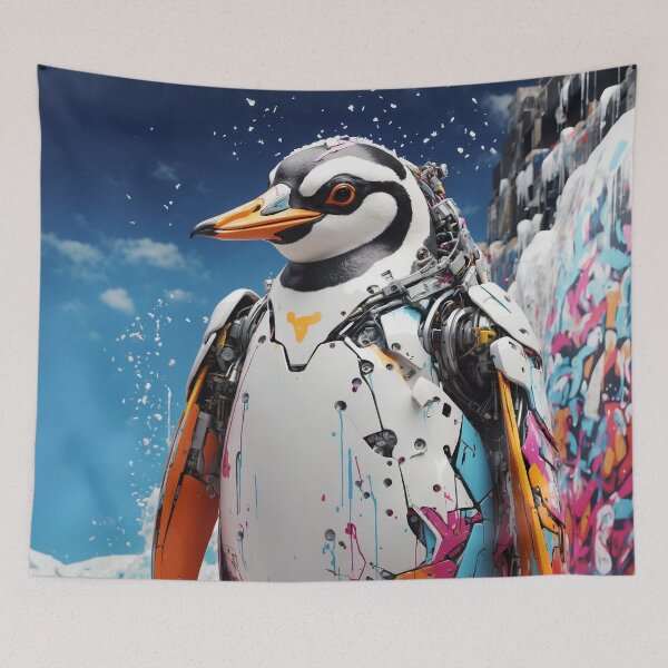 Item preview, Cyborg Penguin designed and sold by NicSound.