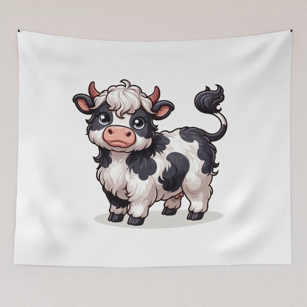 Item preview, Belted Galloway Cow  designed and sold by cave-canvas.