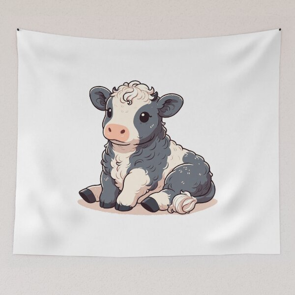 Item preview, Belted Galloway Cow  designed and sold by cave-canvas.