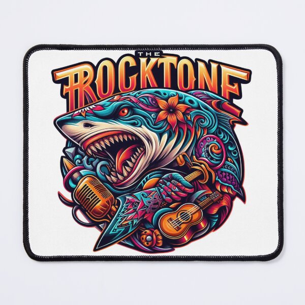 Item preview, Aqua Rock Fury - Electric Shark Concert designed and sold by RockToneShop.