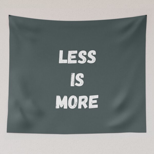 Item preview, Less Is More designed and sold by KLArtzStore.