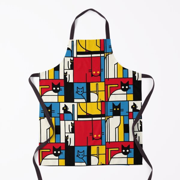 Item preview, The Mondrian Cats by Tobe Fonseca designed and sold by Tobe Fonseca®.