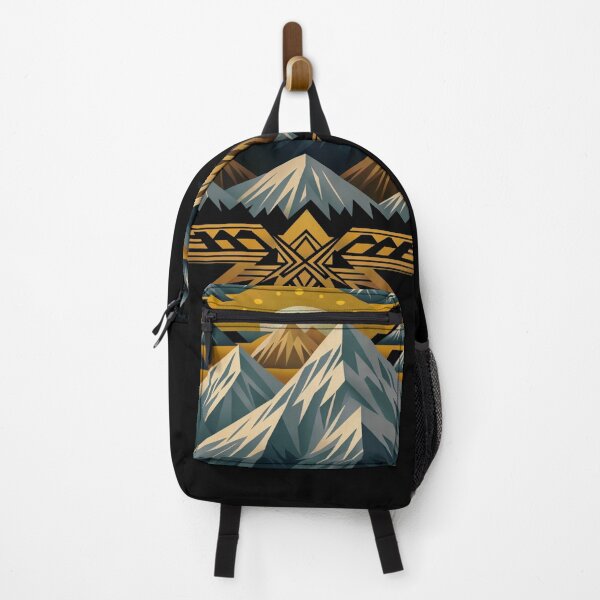 Item preview, Mountains and a gold sun designed and sold by Szkicerka.