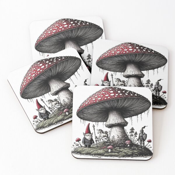 Item preview, Mushrooms and gnomes designed and sold by TOMASZ-ART.