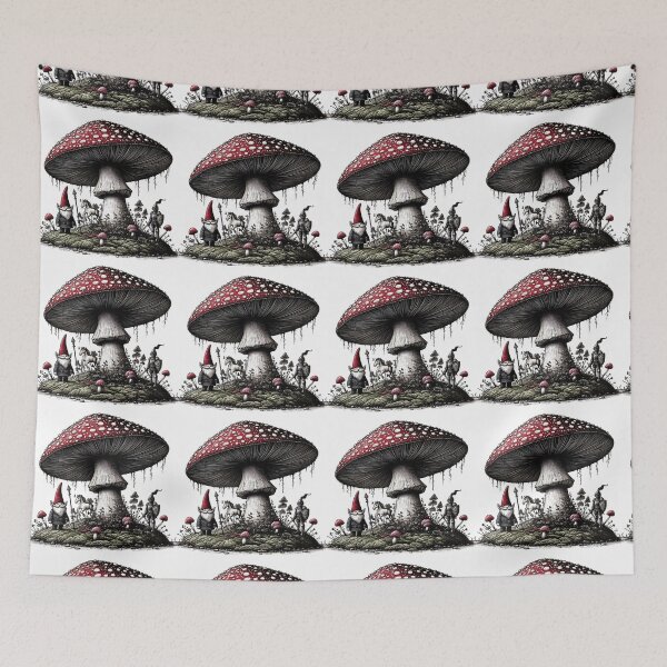 Item preview, Mushrooms and gnomes designed and sold by TOMASZ-ART.