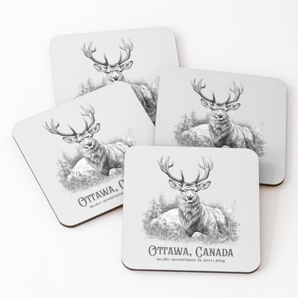 Item preview, CANADA’S CAPITAL & ANTLERED DREAMS (OTTAWA DEER) designed and sold by kcaandwu.