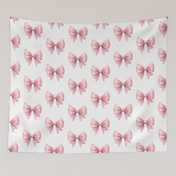 Aperçu de l'œuvre Image De Ruban De Soie Rose Aquarelle créée et vendue par MimsTees.
