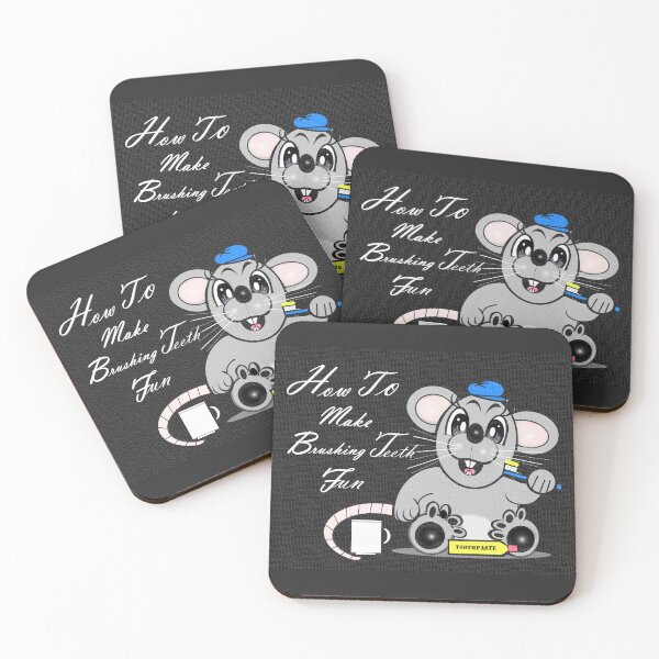Item preview, A cute rat guides to make brushing teeth fun  designed and sold by Shirley cute art .