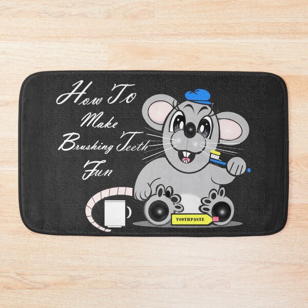 Item preview, A cute rat guides to make brushing teeth fun  designed and sold by Shirley cute art .
