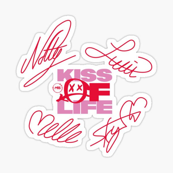 Item preview, design with the signatures of the kiss of life group designed and sold by mbs-desing.