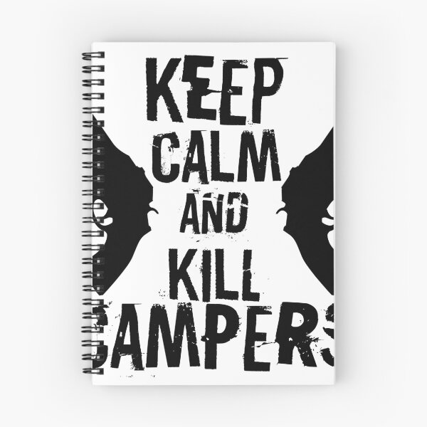 Item preview, Keep calm and kill Campers - black designed and sold by bjin94.