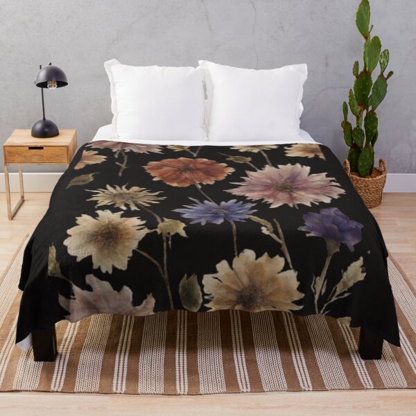 Artikelvorschau, Blumenmuster, getrocknete Blumen der botanischen Kunst, von der Natur inspiriertes Design entworfen und verkauft von kozlebozle007.