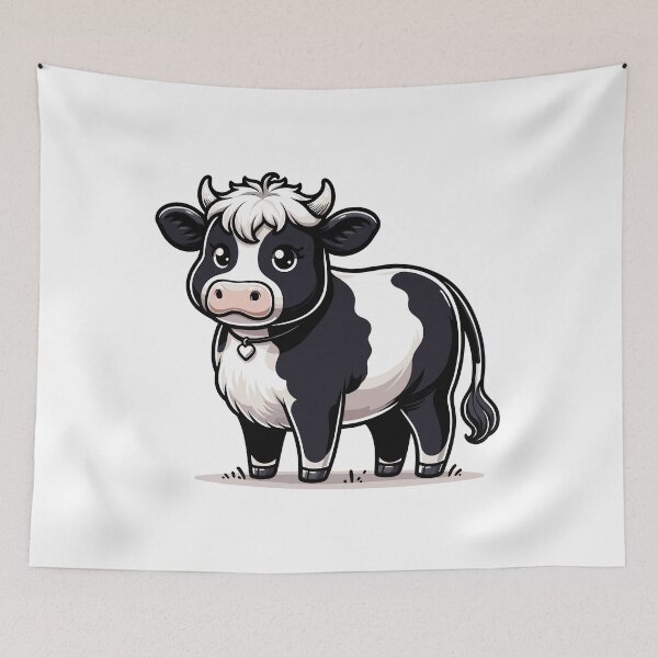 Item preview, Belted Galloway Cow  designed and sold by cave-canvas.