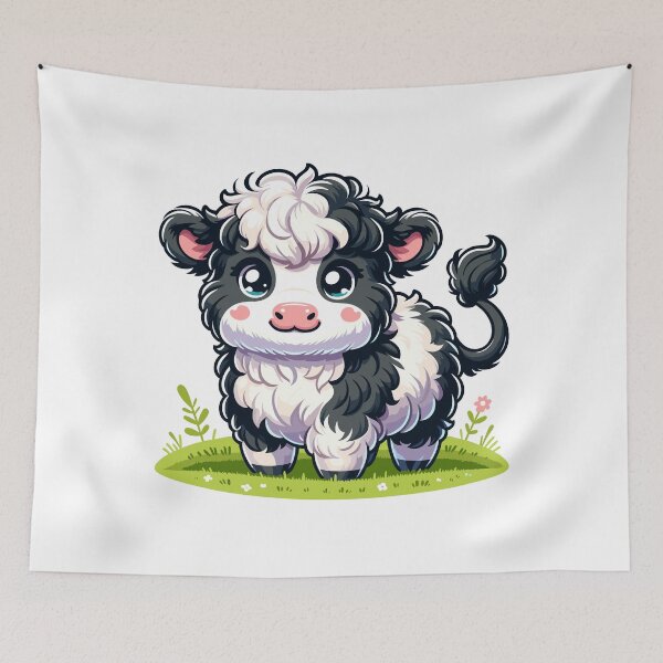 Item preview, Belted Galloway Cow  designed and sold by cave-canvas.