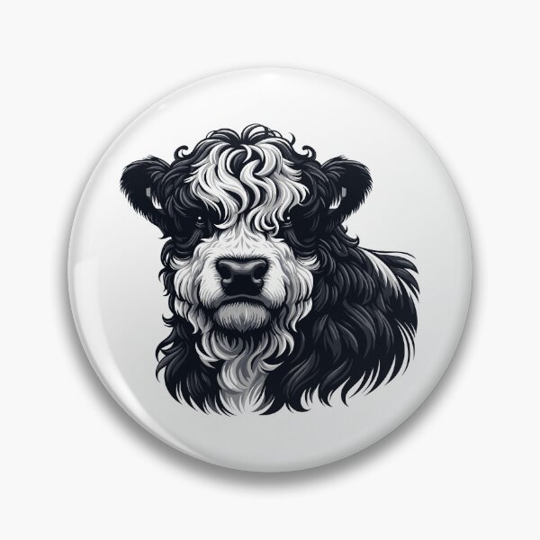 Item preview, Belted Galloway Cow  designed and sold by cave-canvas.