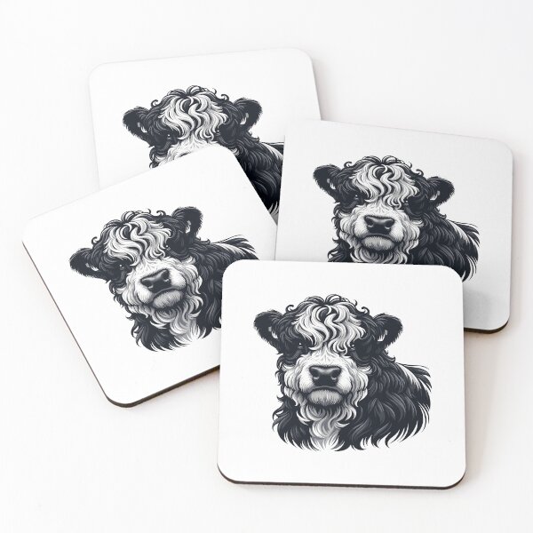 Item preview, Belted Galloway Cow  designed and sold by cave-canvas.