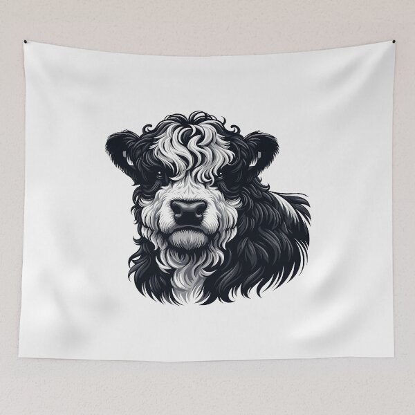 Item preview, Belted Galloway Cow  designed and sold by cave-canvas.