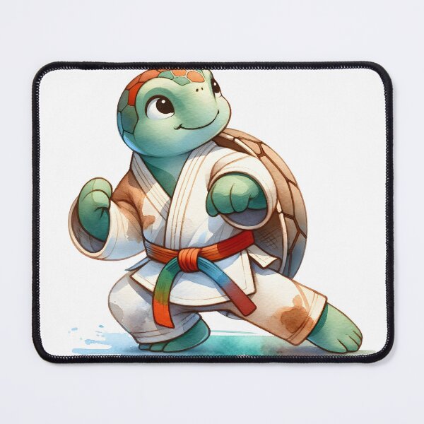 Item preview, Judo Journey: Whimsical Turtle in Martial Arts Action designed and sold by KNAA.