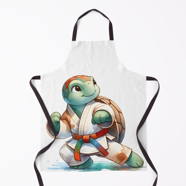 Item preview, Judo Journey: Whimsical Turtle in Martial Arts Action designed and sold by KNAA.