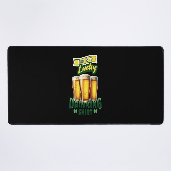 Item preview, Lucky Drinking Shirt - Beer garden - Beer fest - Save water, drink beer - Its beer O clock - designed and sold by JansenGS.
