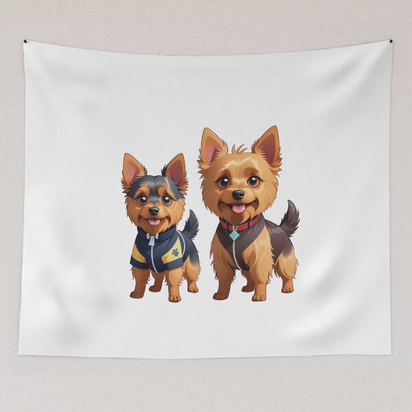 Item preview, Pretty Australian Terriers Family designed and sold by Bilisik.