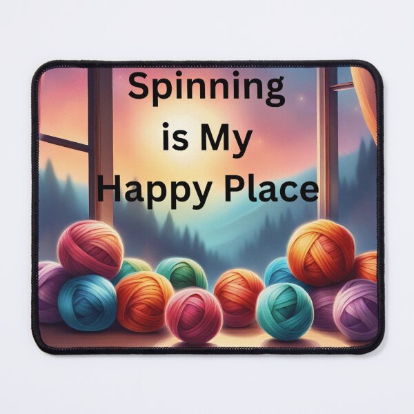 Item preview, Spinning is my happy place designed and sold by rhodabear.
