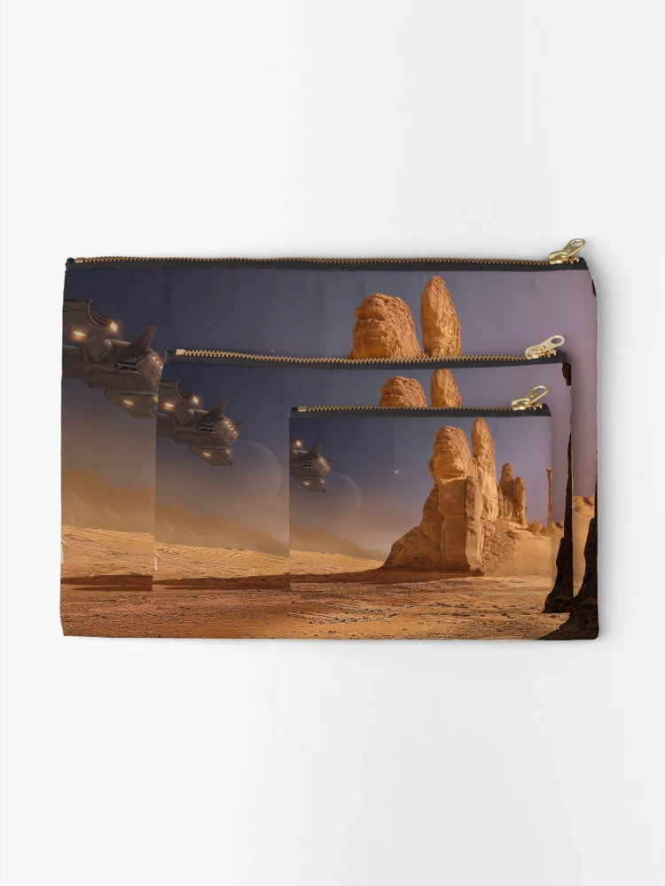 Thumbnail 2 of 4, Zipper Pouch, Red Rocks designed and sold by VIGGART.